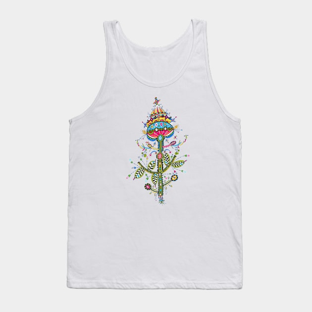 Art Flower Tank Top by AdrianaStore